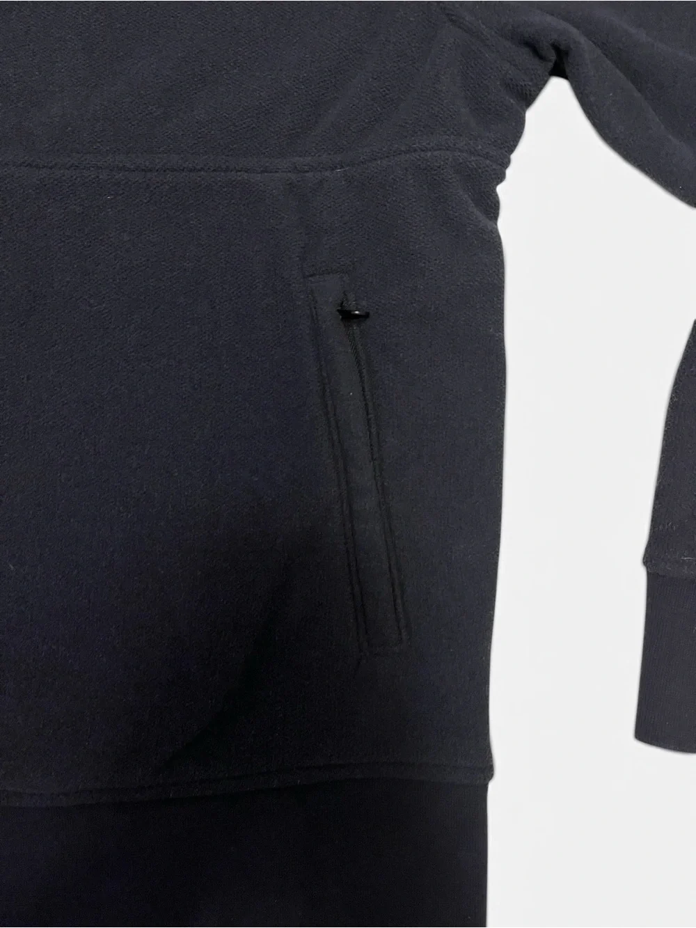 Jcrew Men's Navy Fleece Half-Zip Pullover Sweatshirt